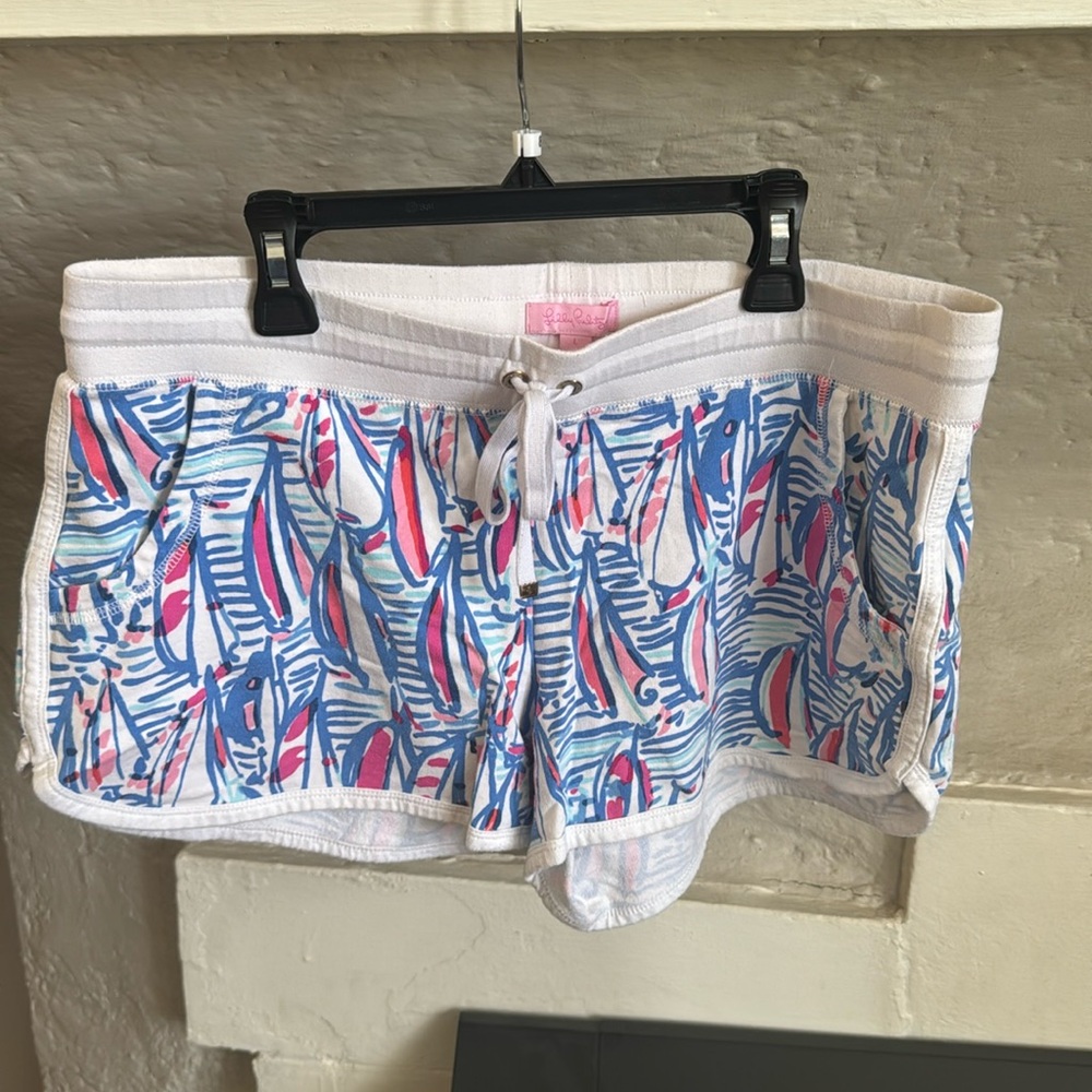 Lilly Pulitzer cotton sailboat shorts